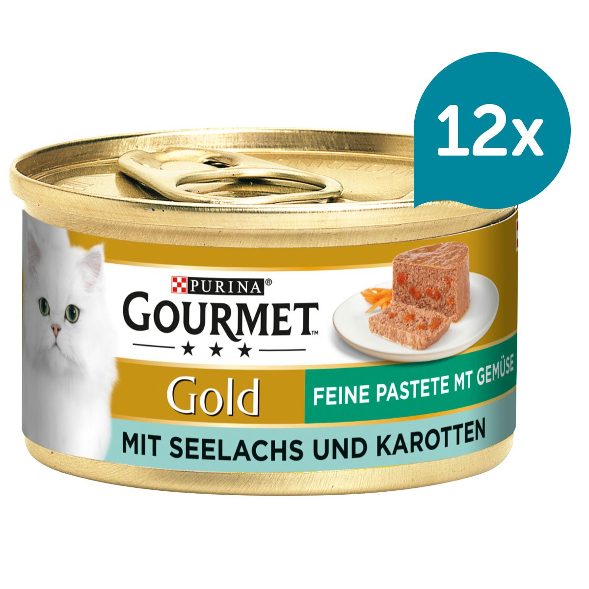 Gourmet Gold jemná paštika s treskou tmavou a mrkví