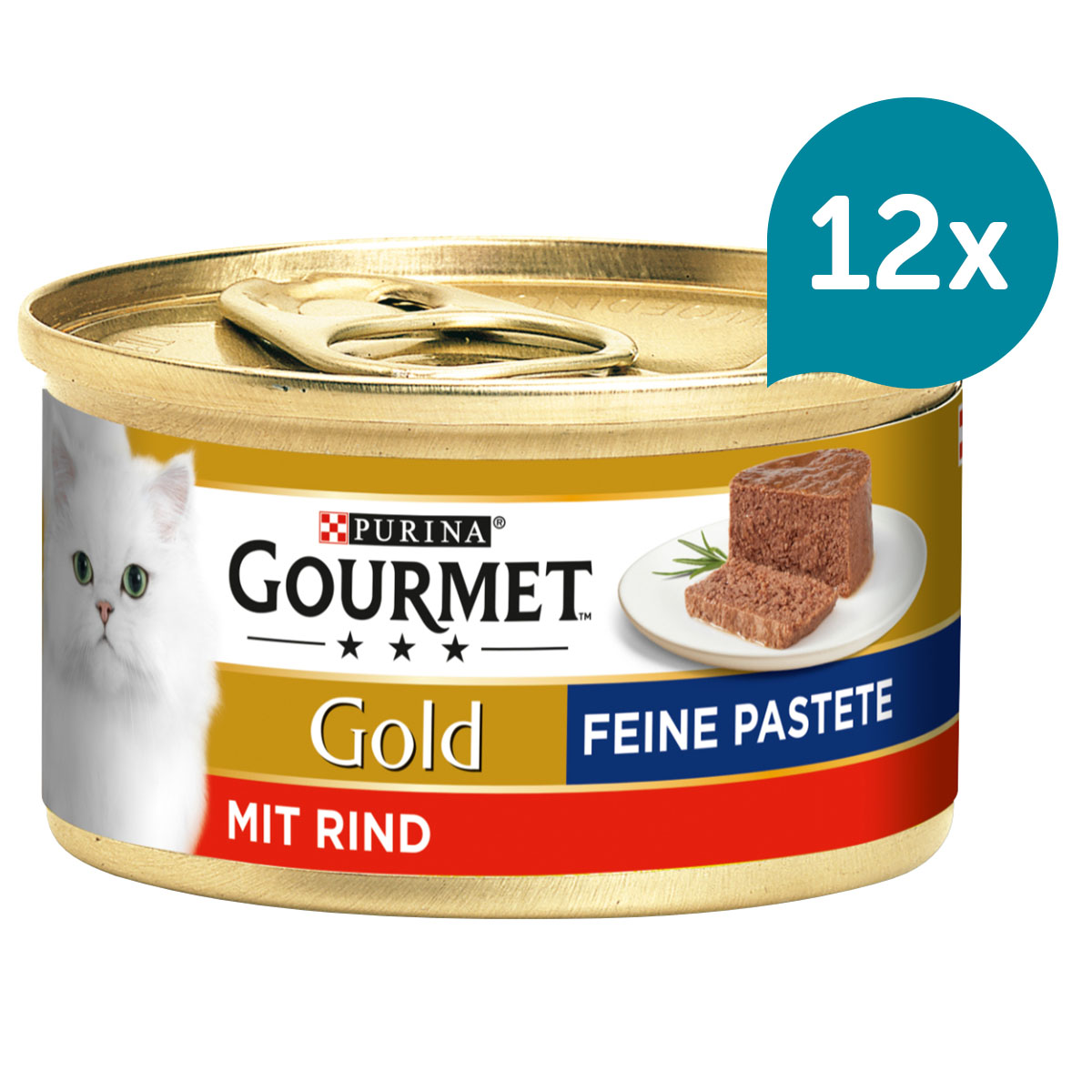 Gourmet Gold jemná paštika s hovězím masem