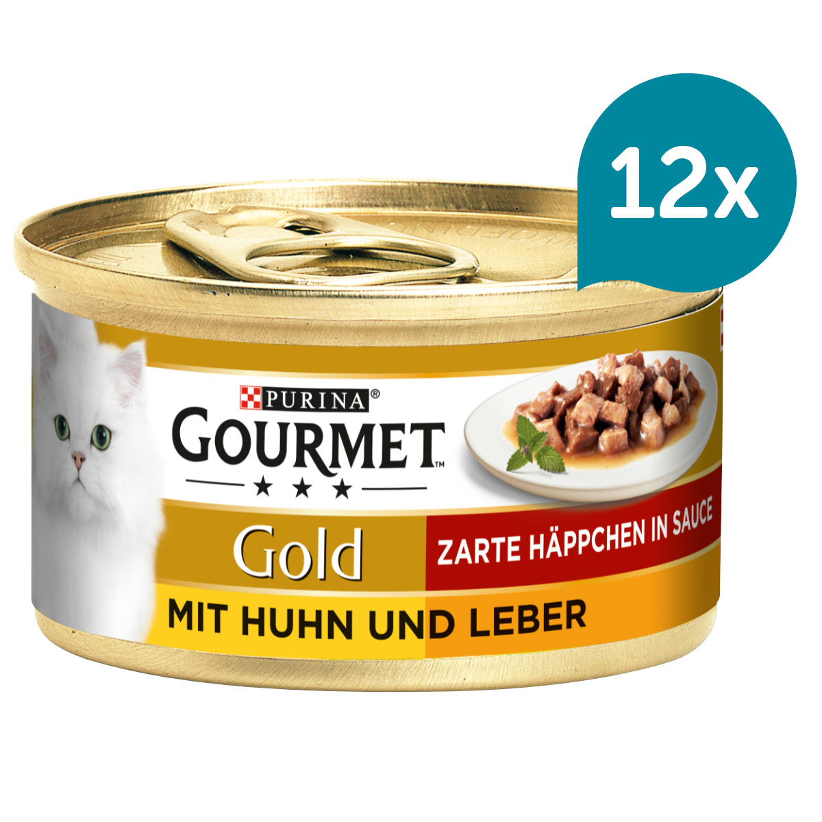 Gourmet Gold Jemné kousky kuřecí maso a játra