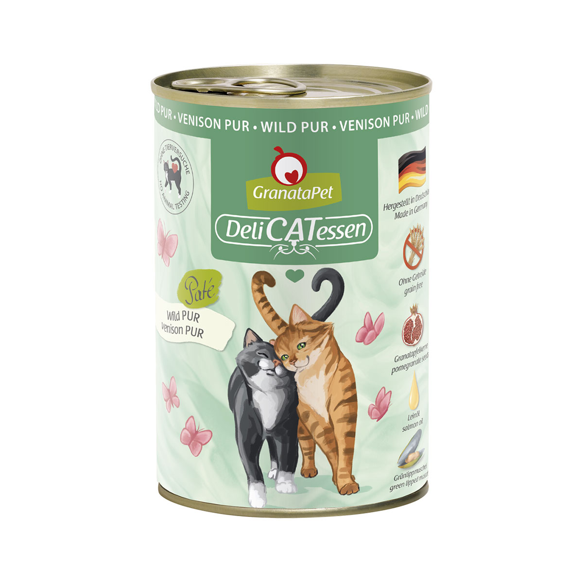 GranataPet pro kočky – Delicatessen konzerva čistá zvěřina