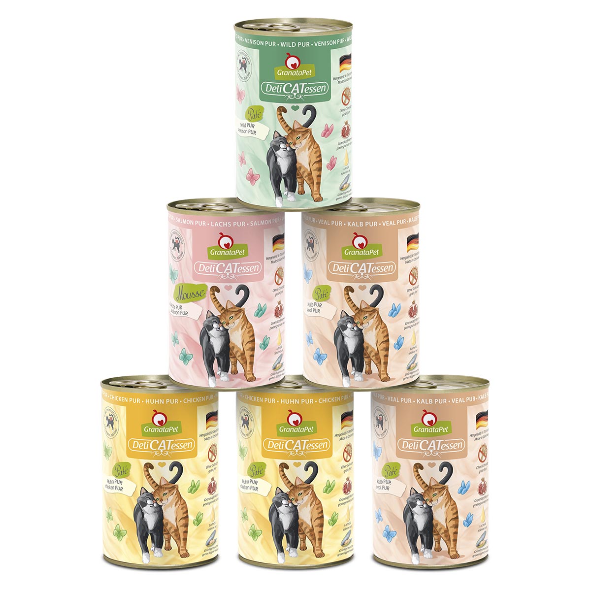 GranataPet Katze – DeliCatessen Pur, multipack 2