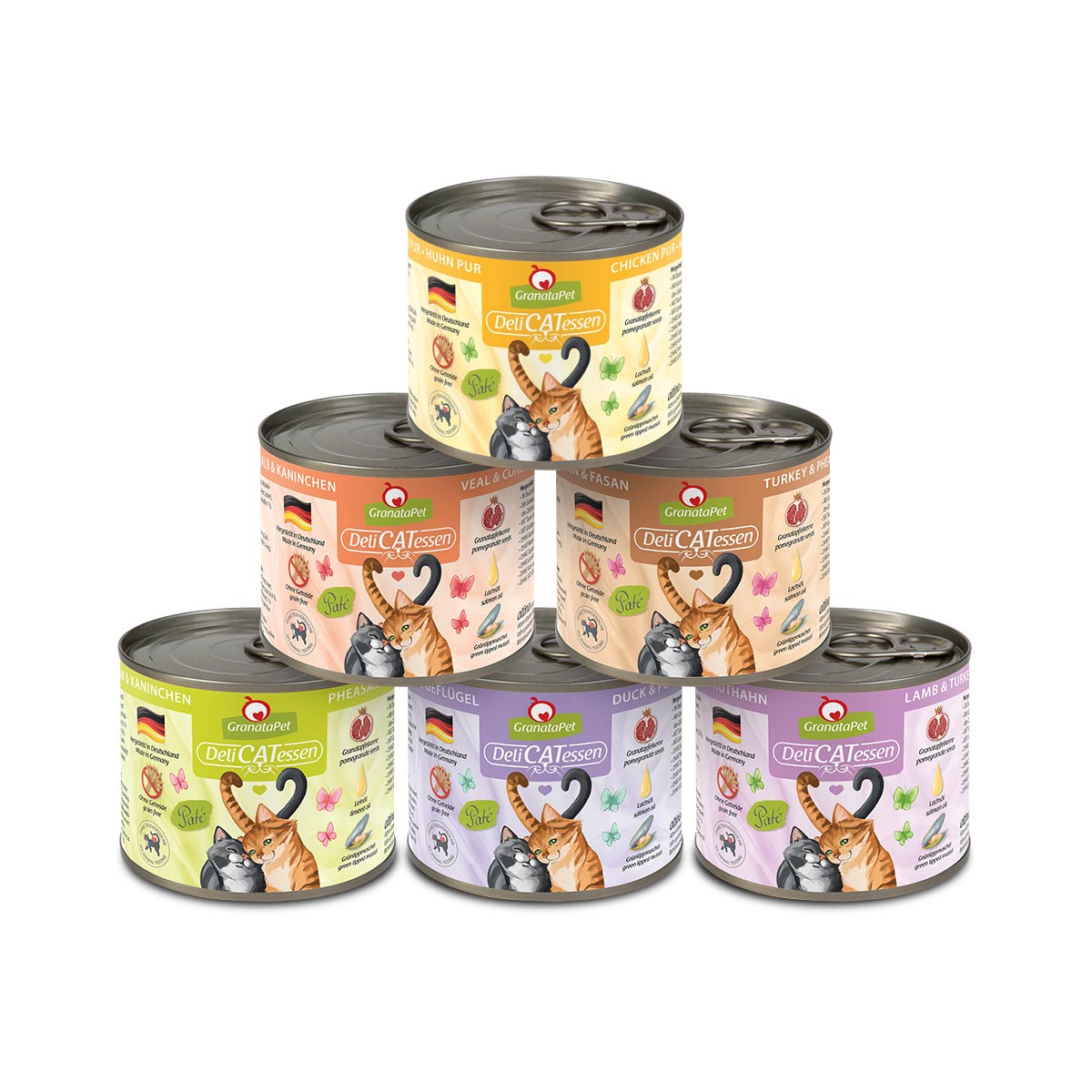 GranataPet pro kočky – Multipack 3 DeliCatessen bez rybího masa