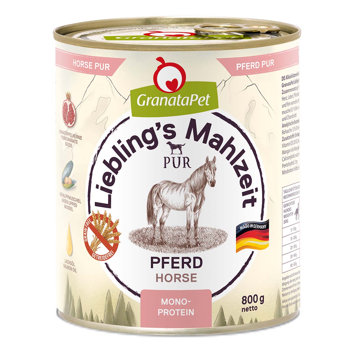 GranataPet Liebling's Mahlzeit ČISTÁ konina