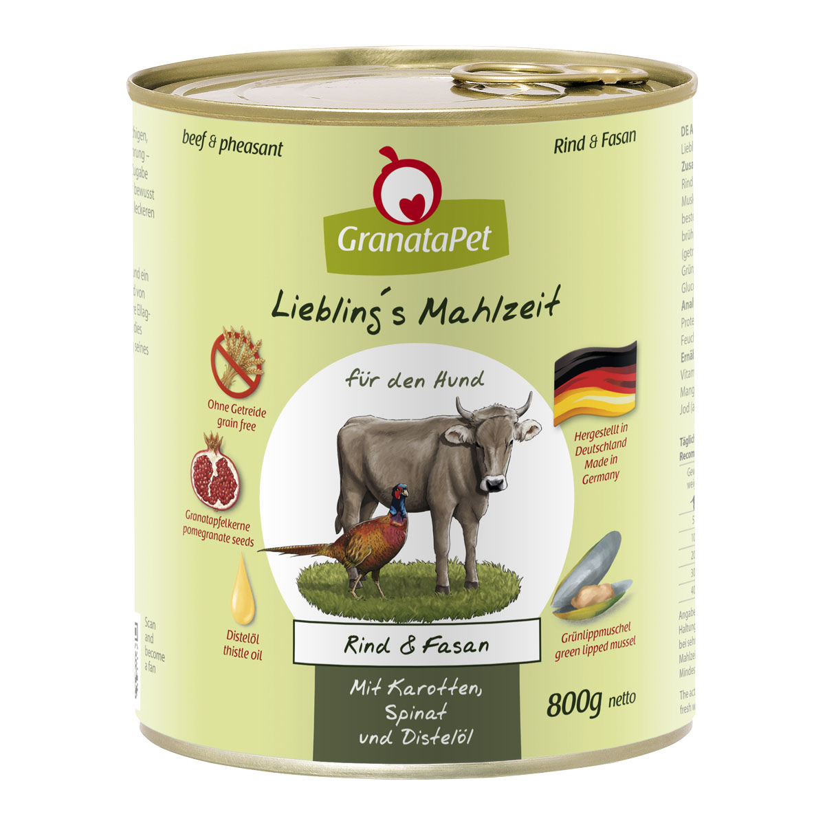GranataPet oblíbené menu – hovězí a bažant