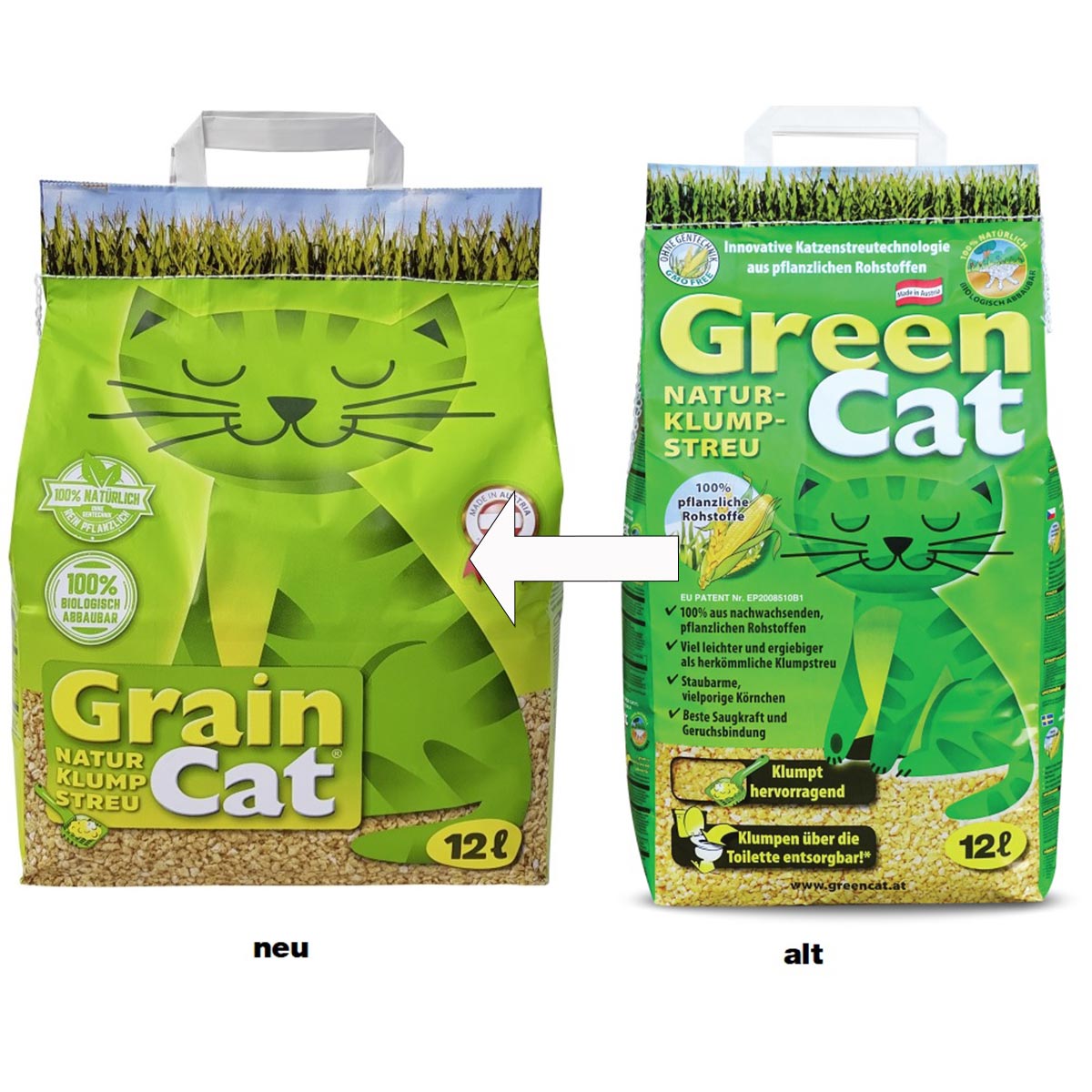 Green Cat přírodní podestýlka pro kočky