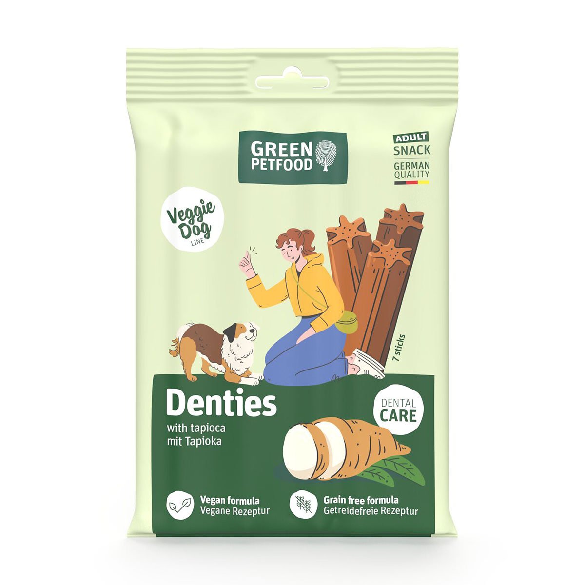 Green Petfood Denties s tapiokou