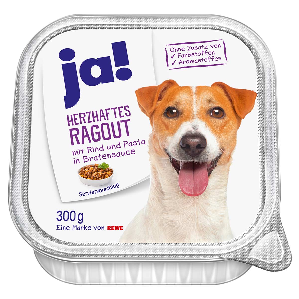 ja! ragú s hovězím masem a těstovinami v omáčce z pečeně