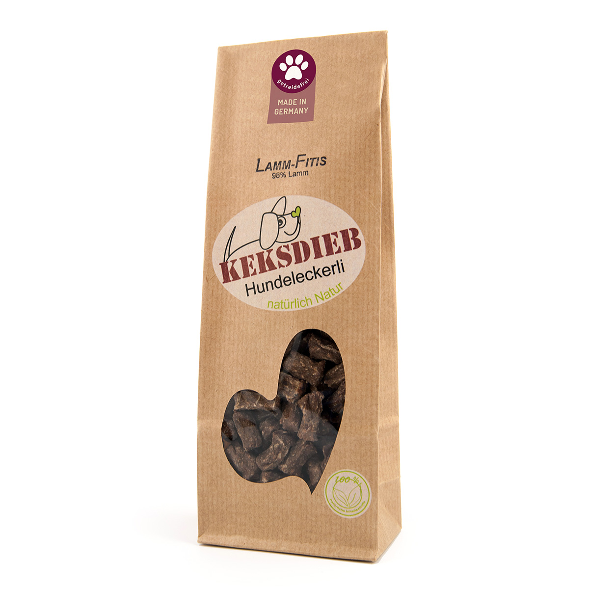 Keksdieb Lamm-Fitis s jehněčím masem, bez obilovin, 125 g