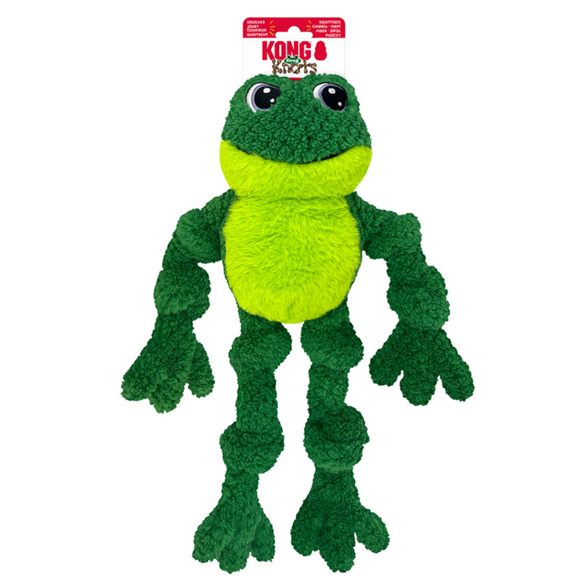 KONG Knots žába hračka pro psy L/XL