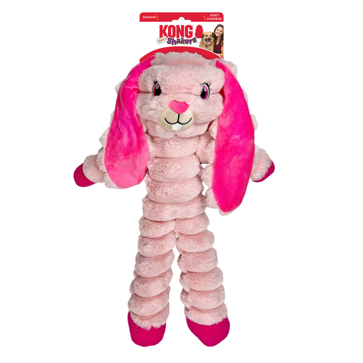 KONG Shakers Crumples zajíc hračka pro psy XL