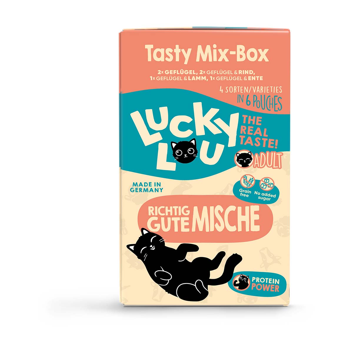 Lucky Lou Lifestage Adult Tasty mix 6&nbsp;×&nbsp;125&nbsp;g