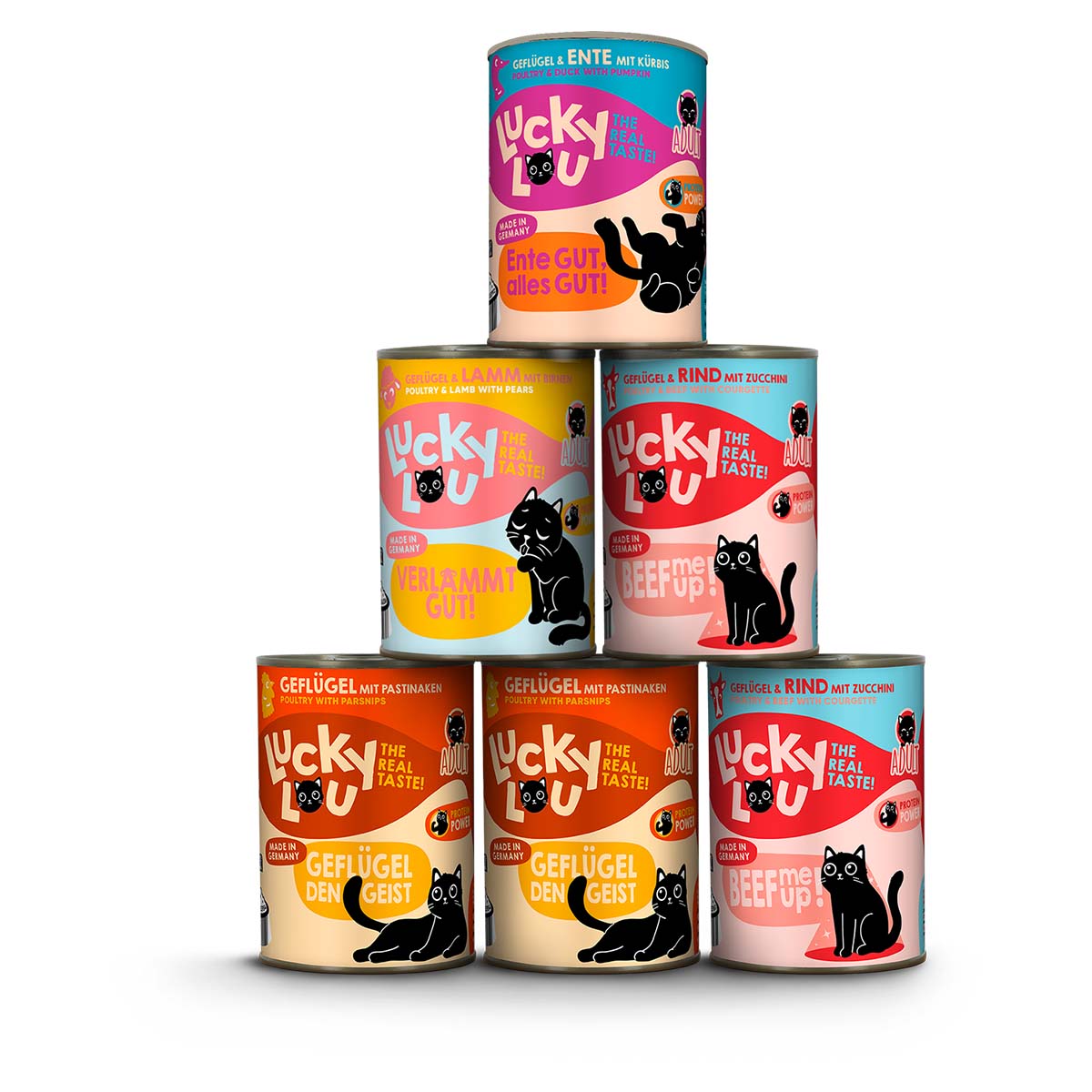 Lucky Lou Lifestage Adult Tasty mix 6&nbsp;×&nbsp;400&nbsp;g