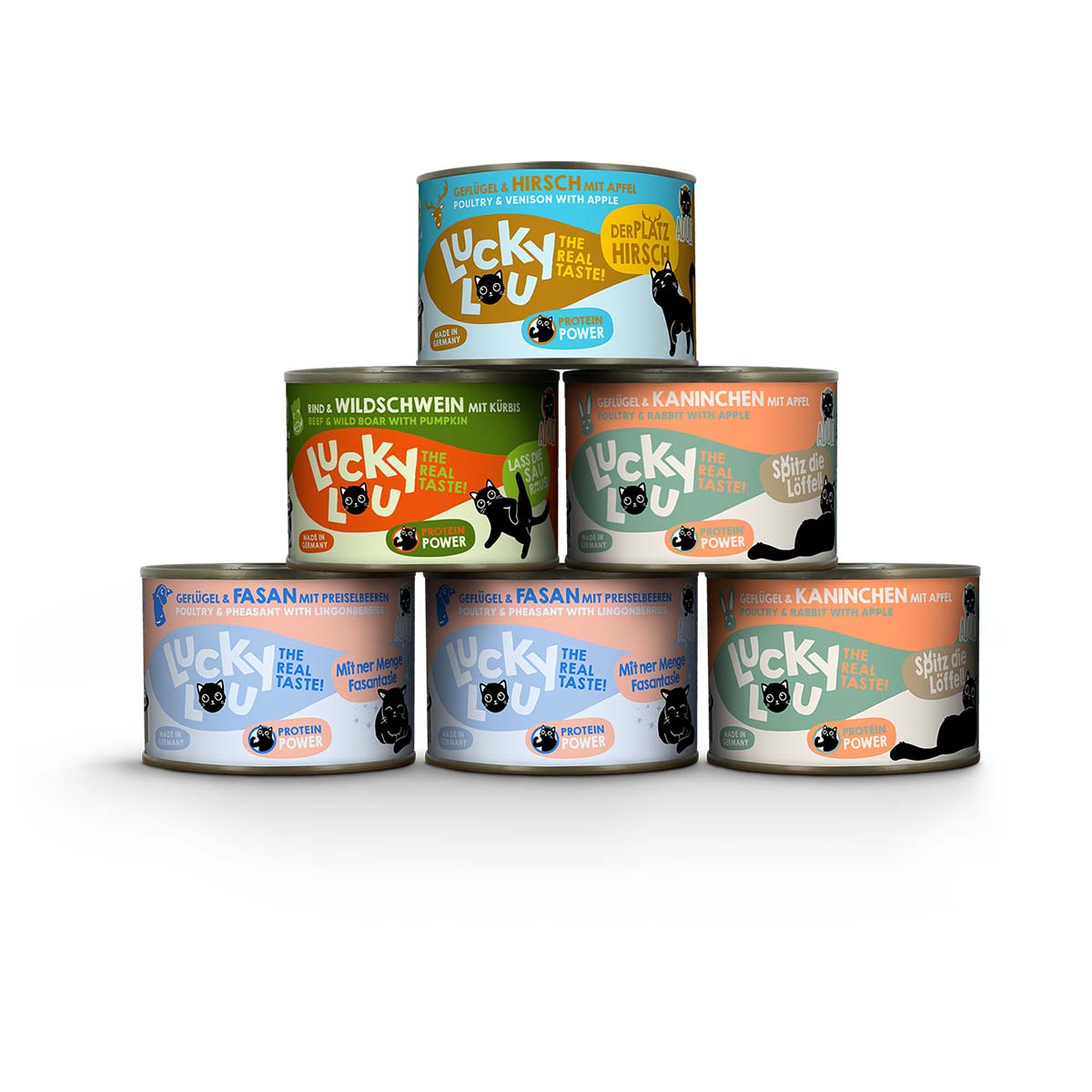 Lucky Lou Lifestage Adult zvěřinový mix 6&nbsp;×&nbsp;200&nbsp;g