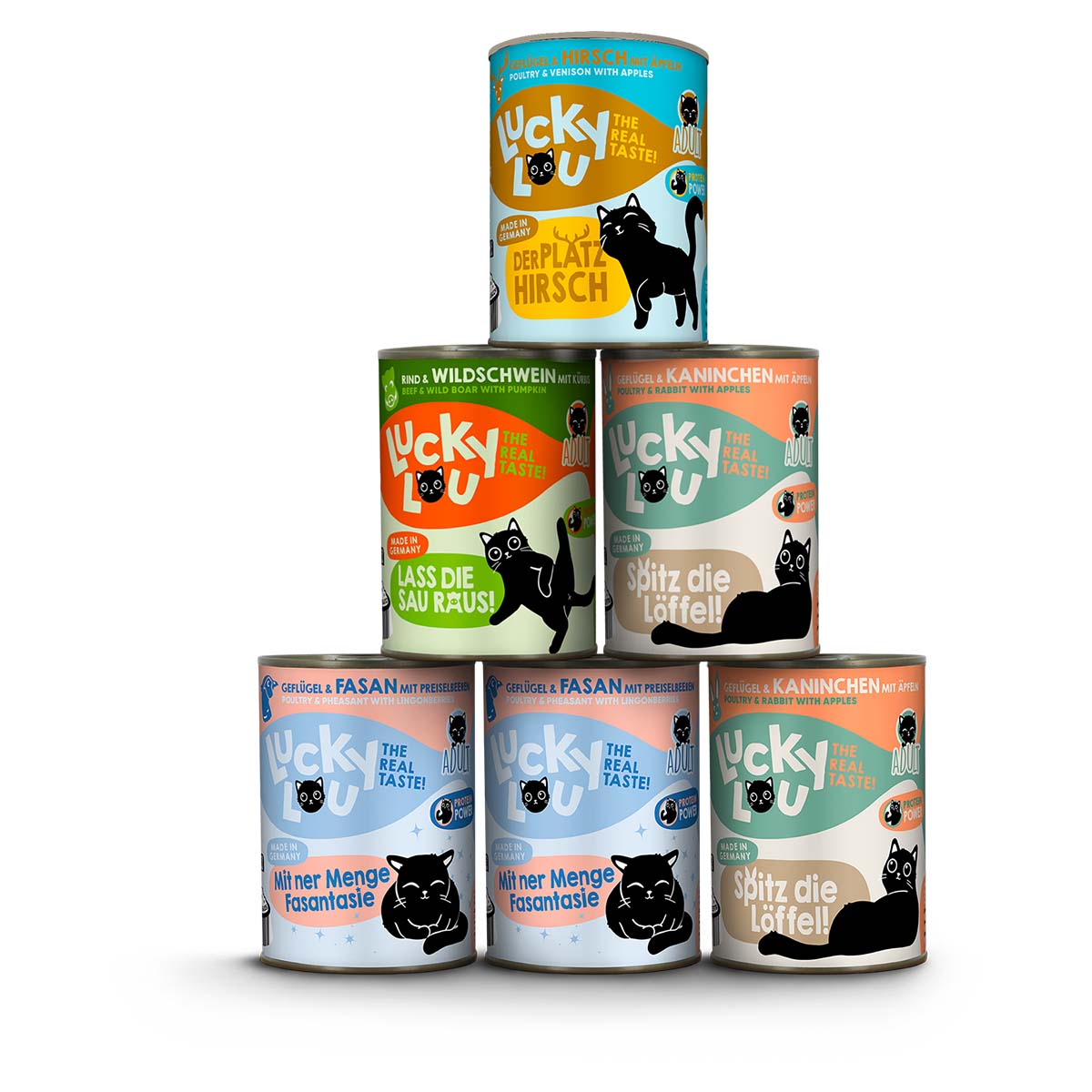 Lucky Lou Lifestage Adult zvěřinový mix 6&nbsp;×&nbsp;400&nbsp;g