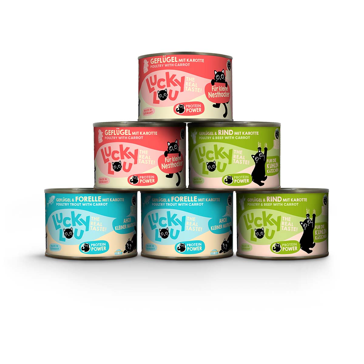 Lucky Lou Lifestage Kitten multipack 6&nbsp;×&nbsp;200&nbsp;g