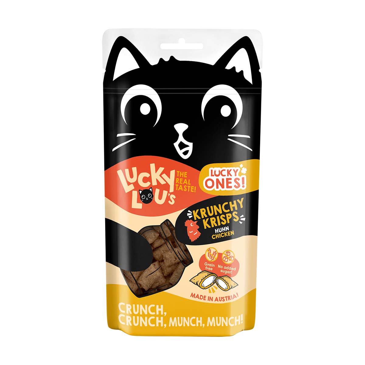 Lucky Lou Lucky Ones Krunchy Krisps kuře, 60&nbsp;g