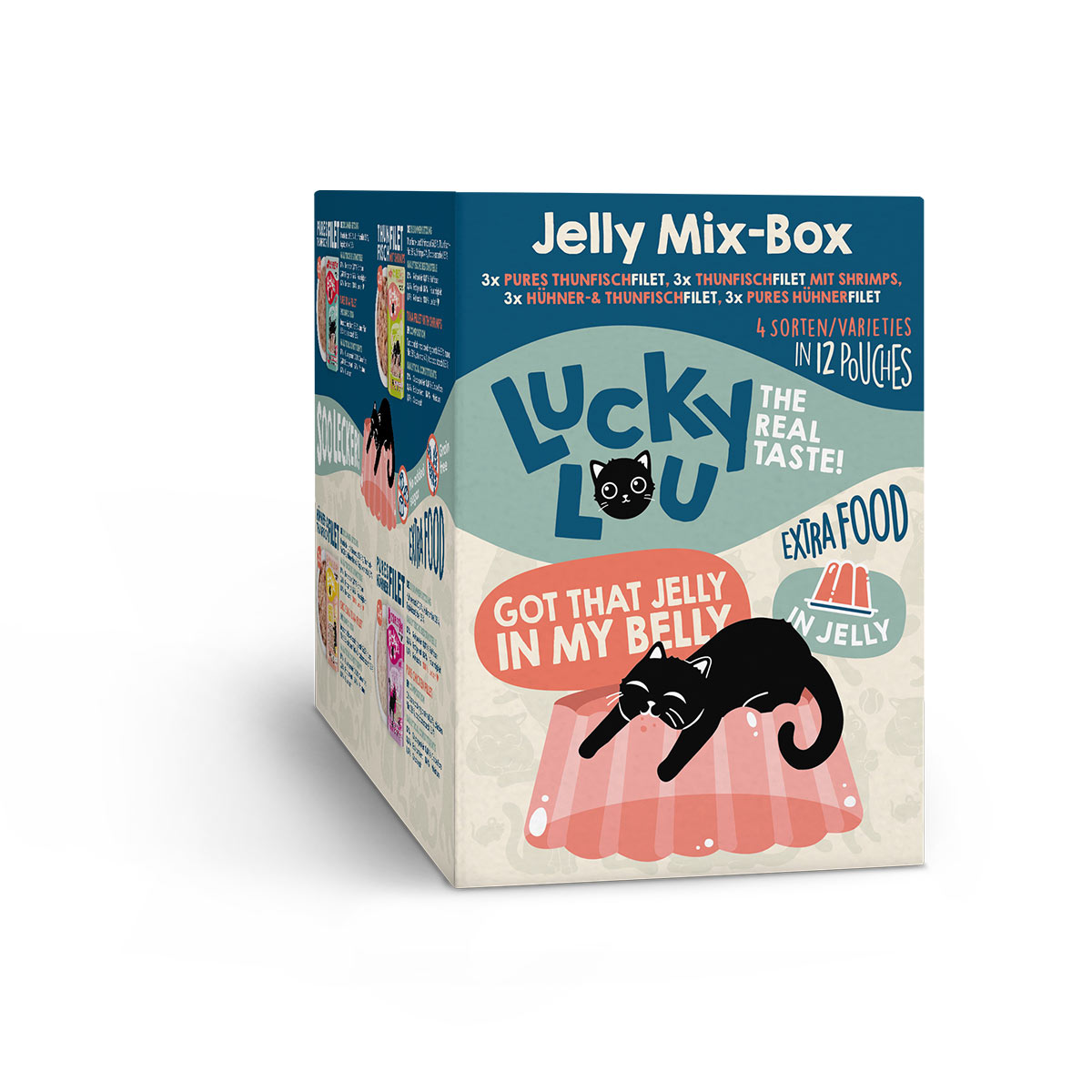 Lucky Lou Extra Food Jelly Mix-Box 12x70 g