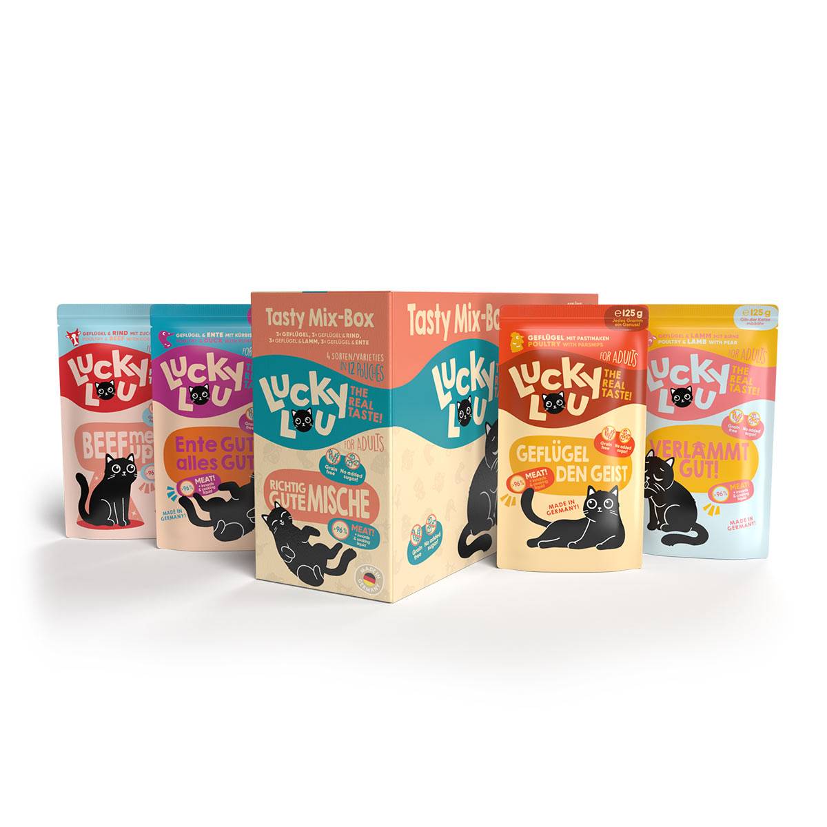 Lucky Lou Lifestage Adult Tasty mix 12 × 125 g