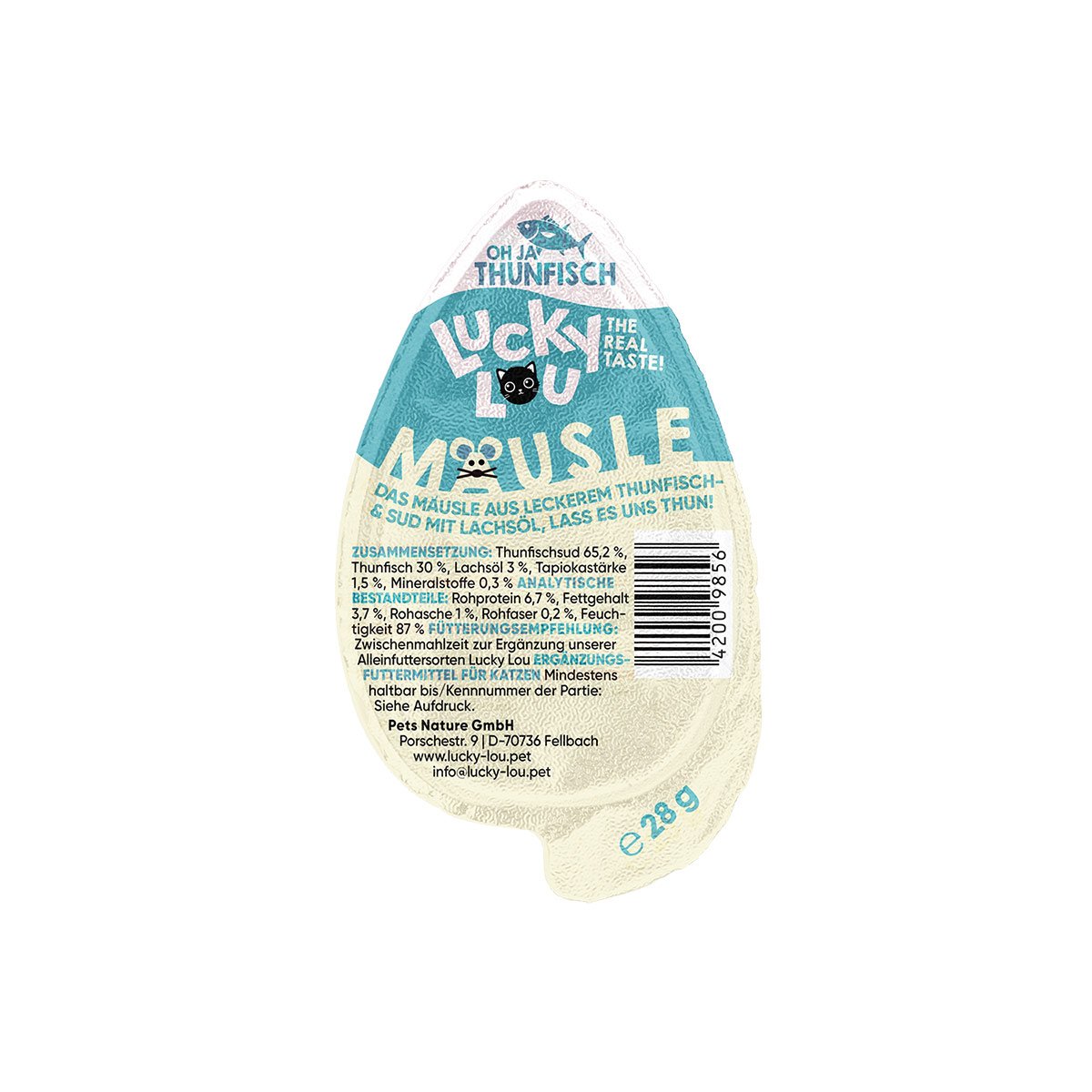 Lucky Lou tuňák ve tvaru myšky