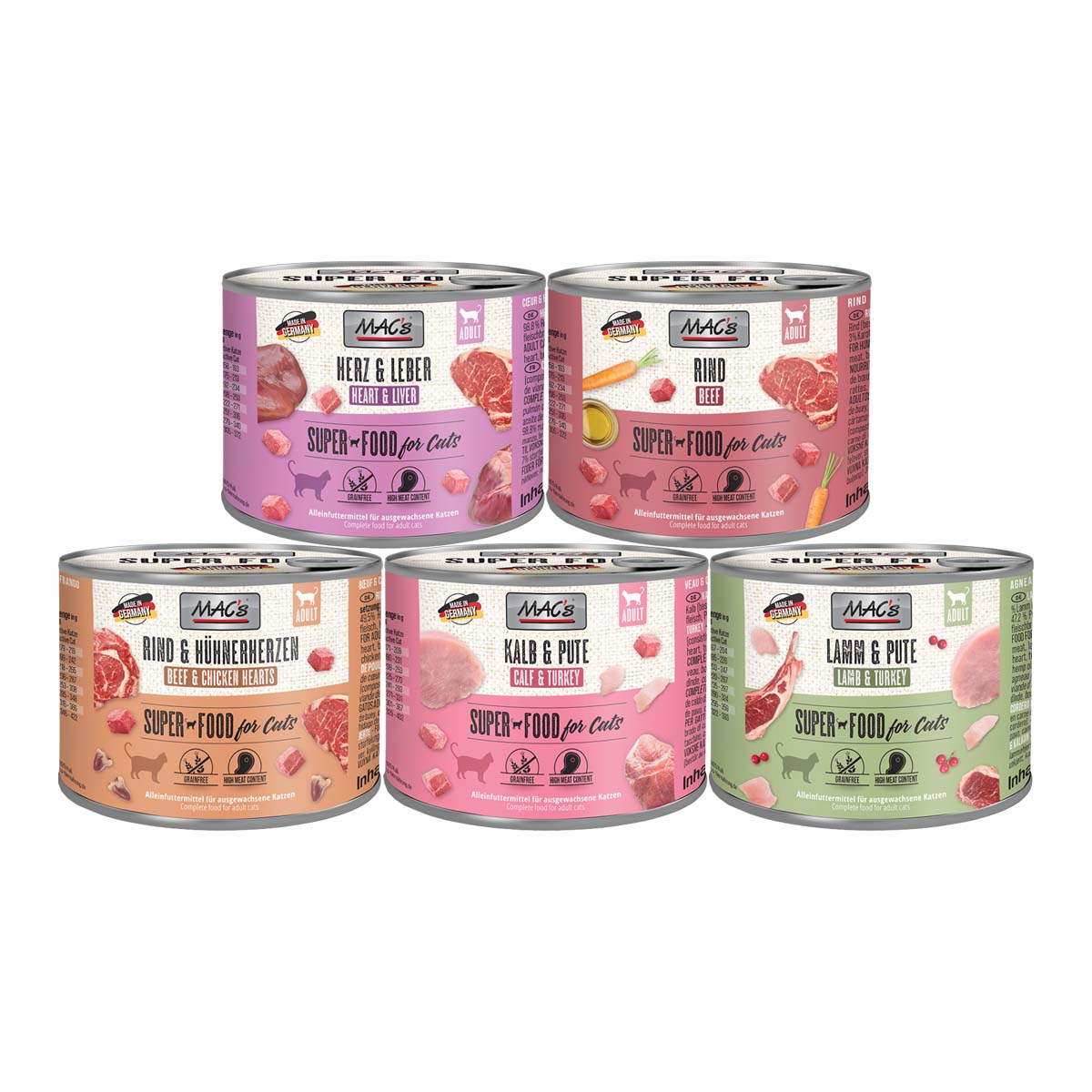 MAC’S Cat, 60 × 200 g, variace chutí masa 1