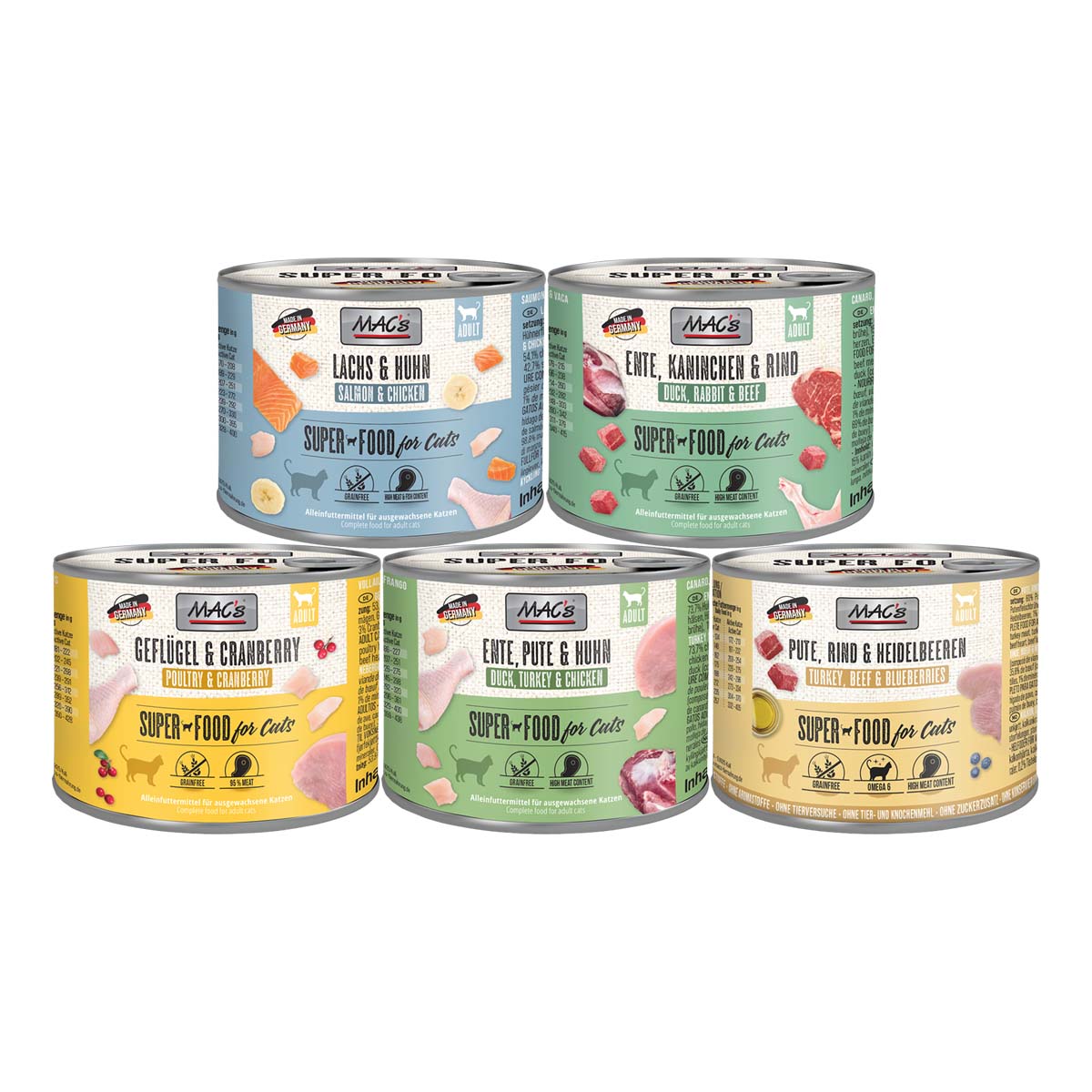 MAC’S Cat 60× 200 g maso, variace chutí 2