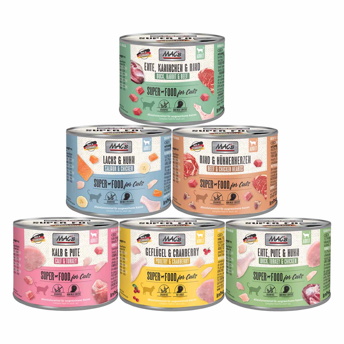 MAC's Cat „Bestseller“ multipack 6 × 200 g