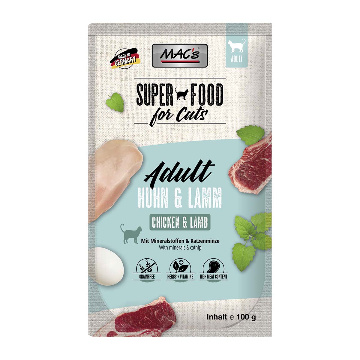 MAC's Cat kuřecí a jehněčí maso