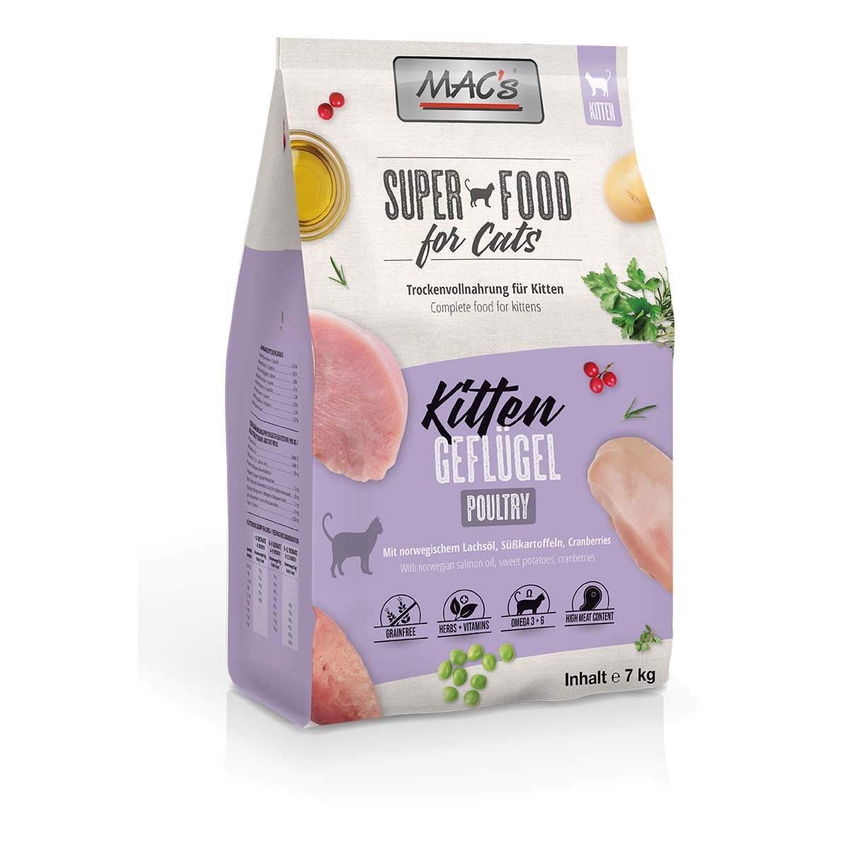 MAC's Cat konzerva pro koťata, drůbež