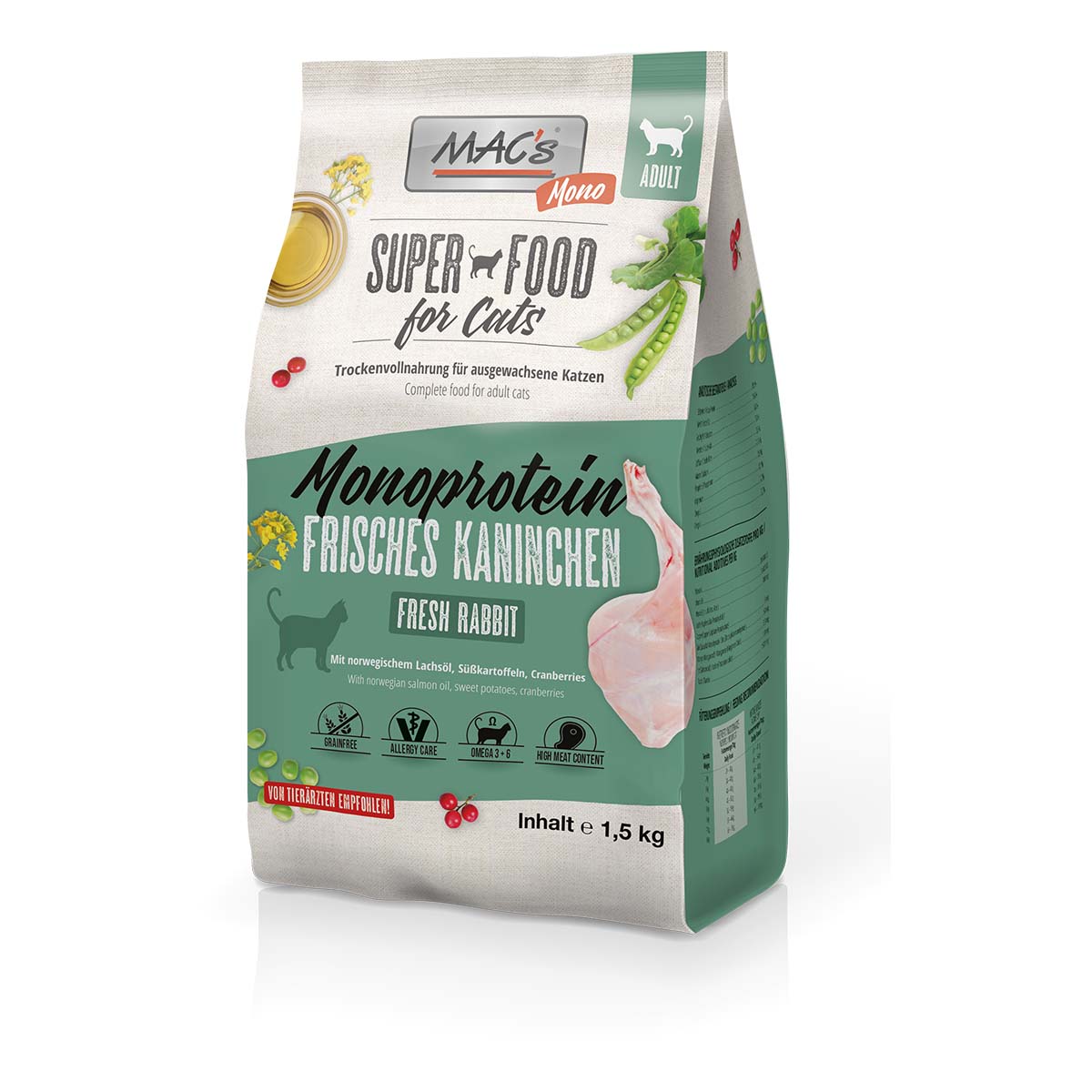 Mac's Cat Adult Mono králík