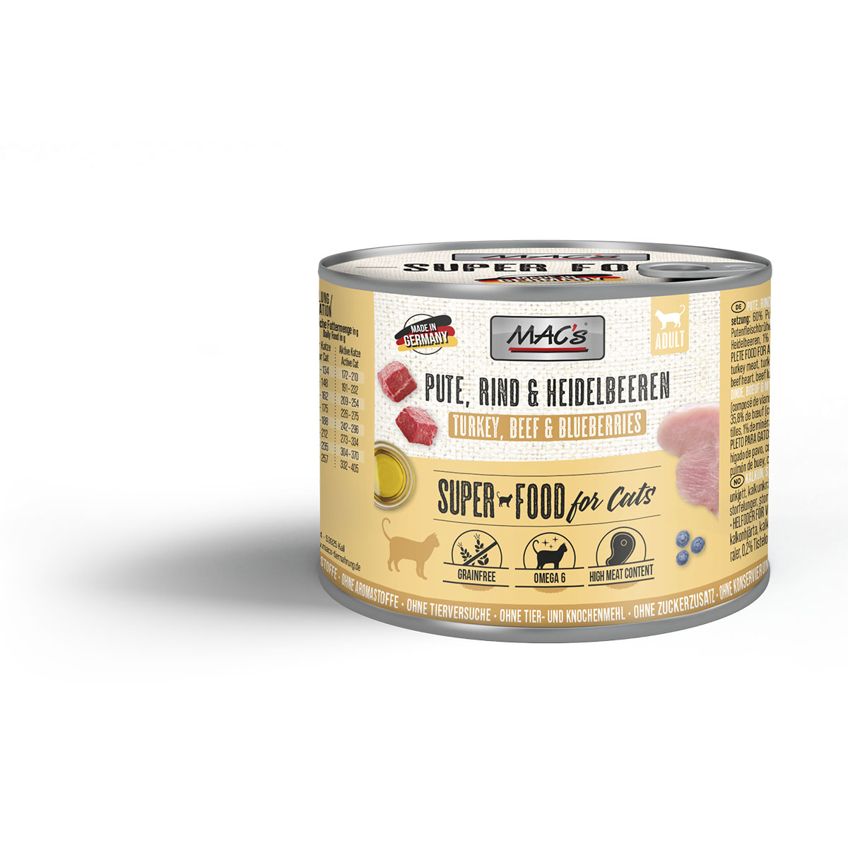 MAC's Cat s masovým menu – krůta a borůvky MAC's Cat s masovým menu – krůta a borůvky