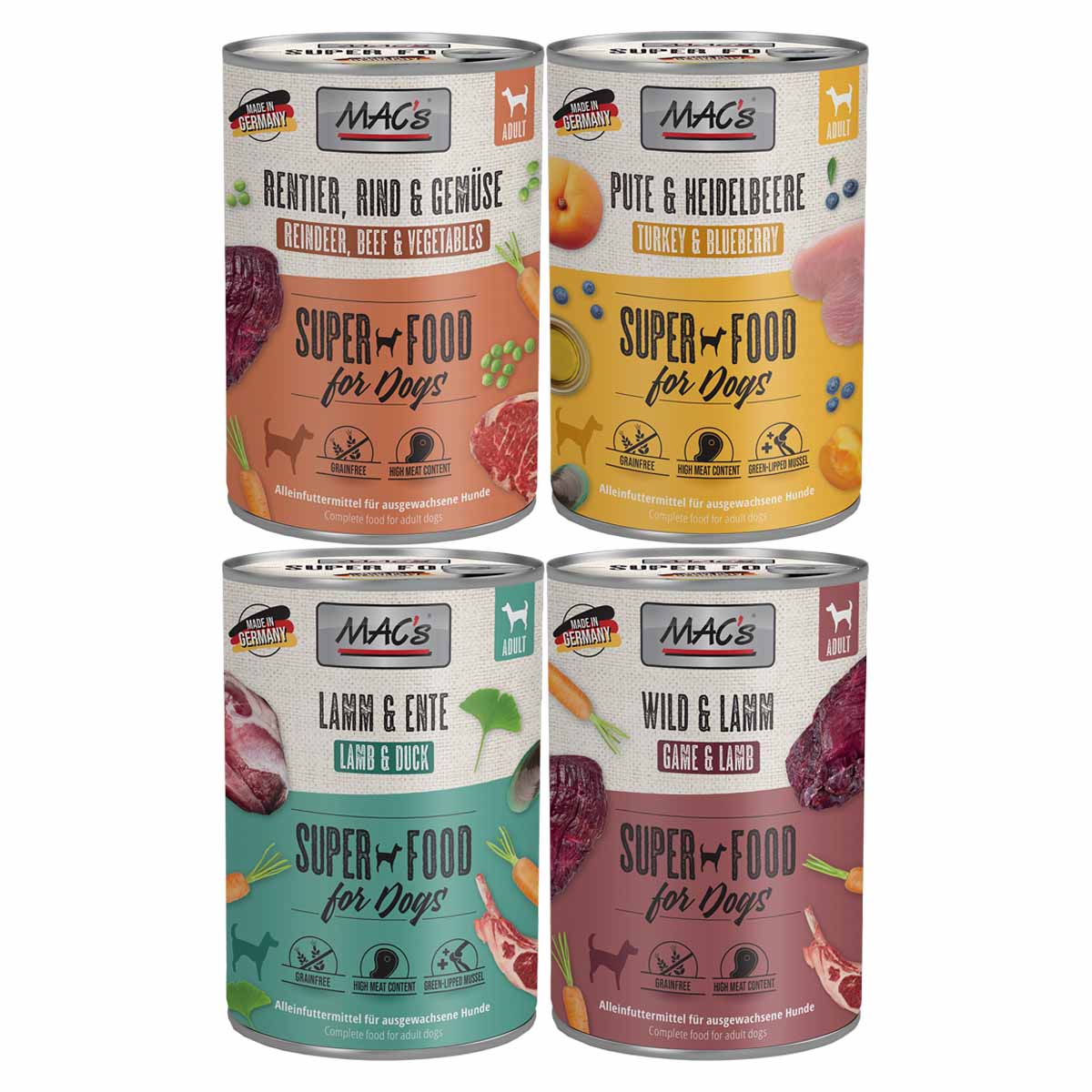 MAC's Dog 24× 400 g variace chutí 2