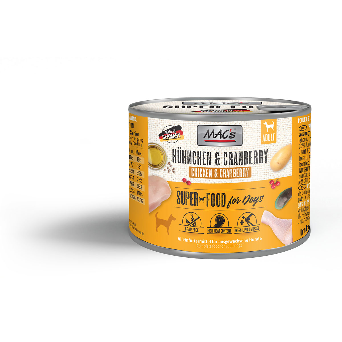 MAC's Dog drůbeží a brusinky