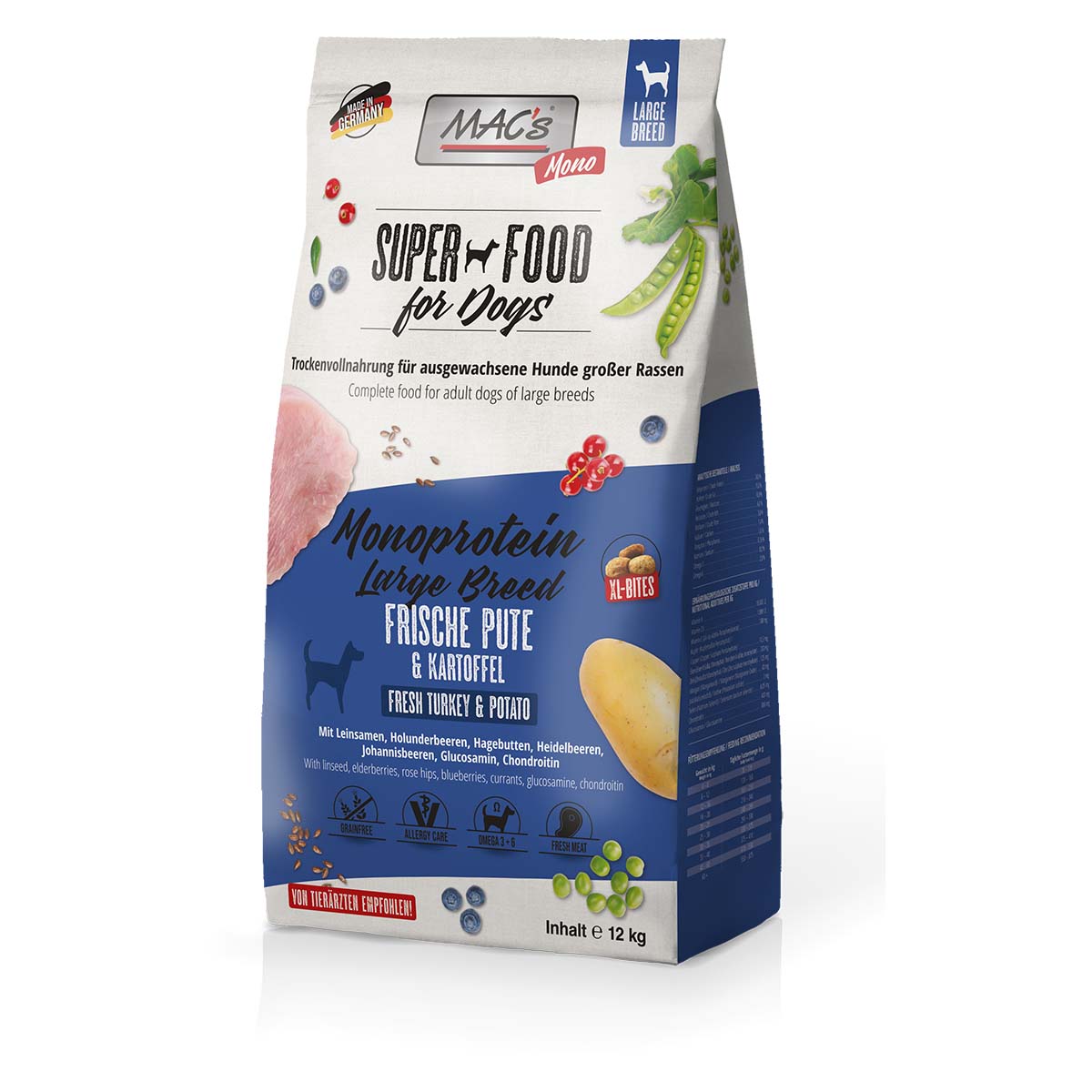 MAC's DOG Mono Large Breed 12 kg