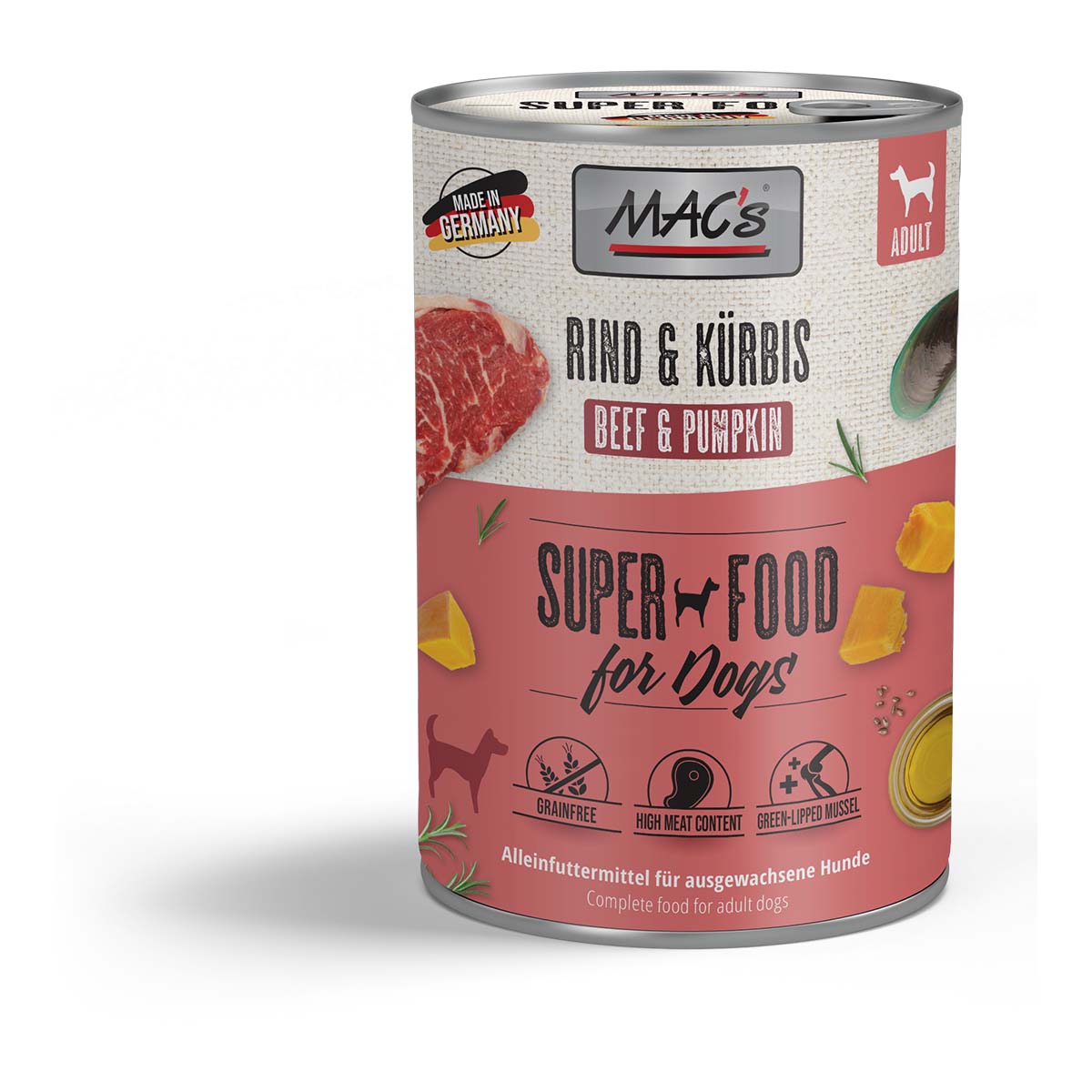 MAC’s Dog hovězí a dýně