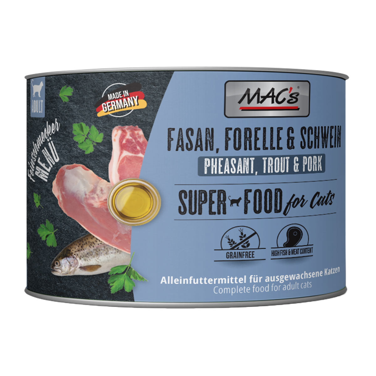 MAC's Cat Feinschmecker bažant, pstruh a vepřové maso