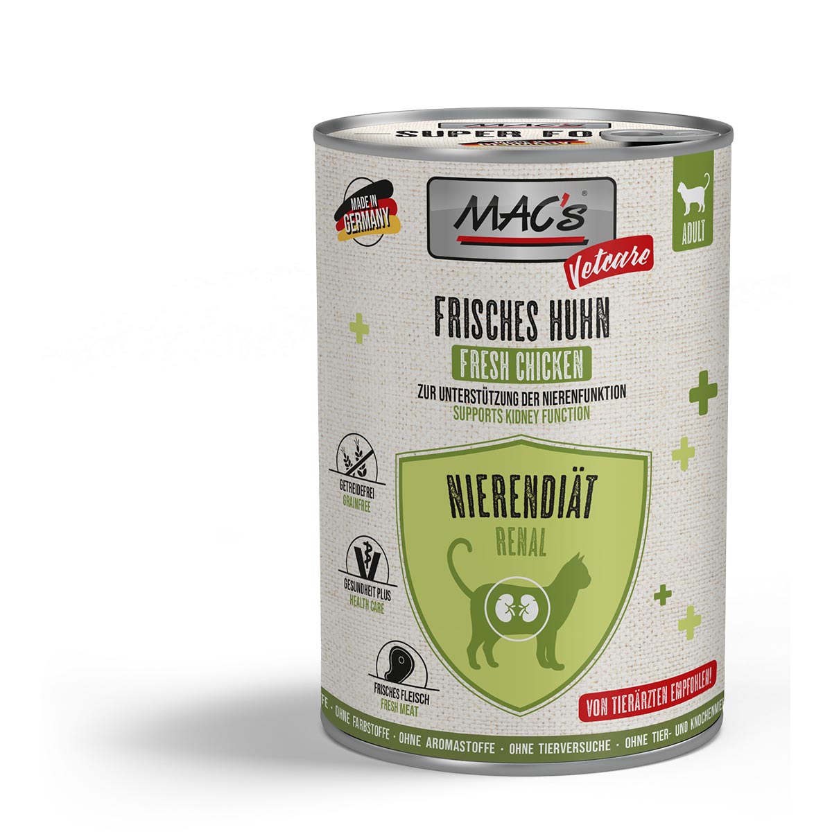 MAC's CAT Vetcare ledvinová dieta Kuře