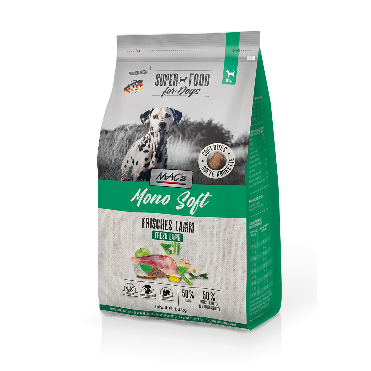 MAC's Dog Mono Soft Čerstvé Jehněčí