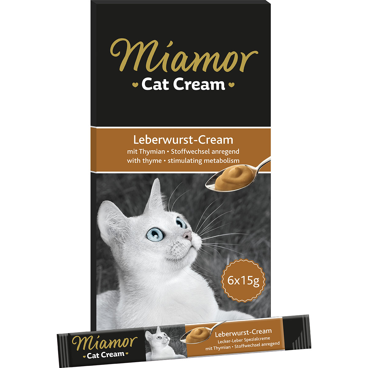 Miamor Cat Snack Cream jitrnice 6 × 15 g