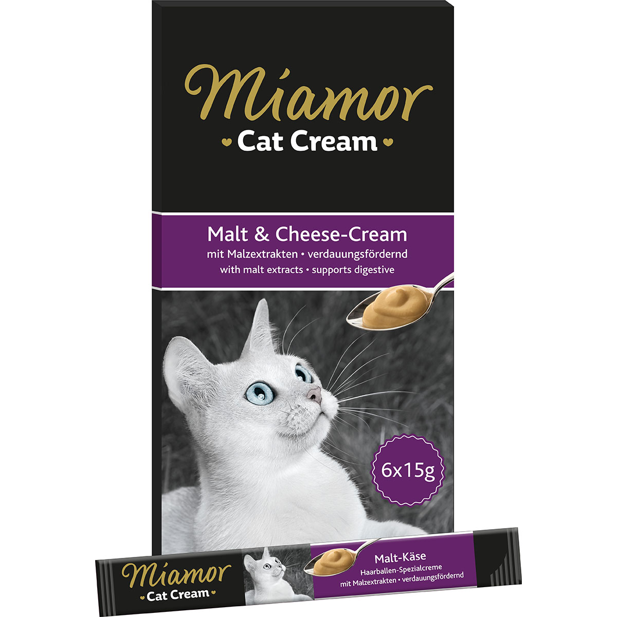 Miamor Cat Snack Cream Malt se sýrem