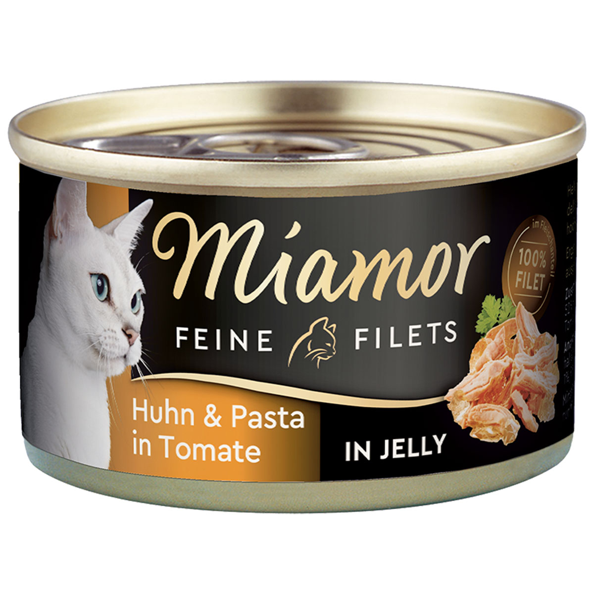 Miamor Feine Filets v želé s kuřecím a těstovinami, 100g plechovka