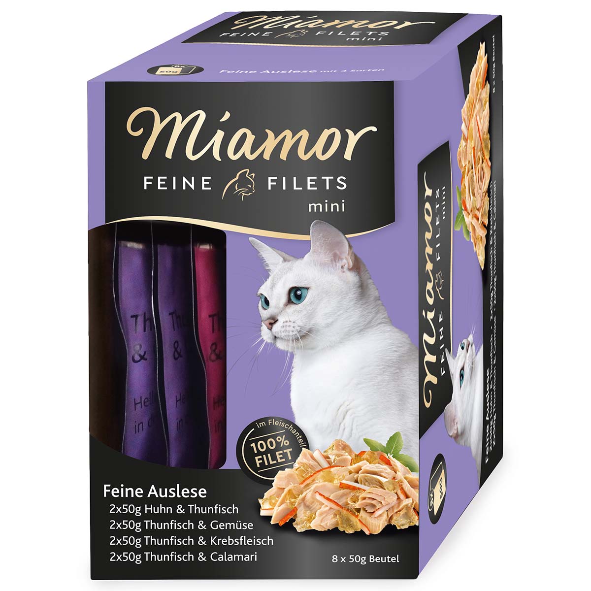 Miamor Feine Filets Mini Multibox Feine Auslese, 8 x 50 g