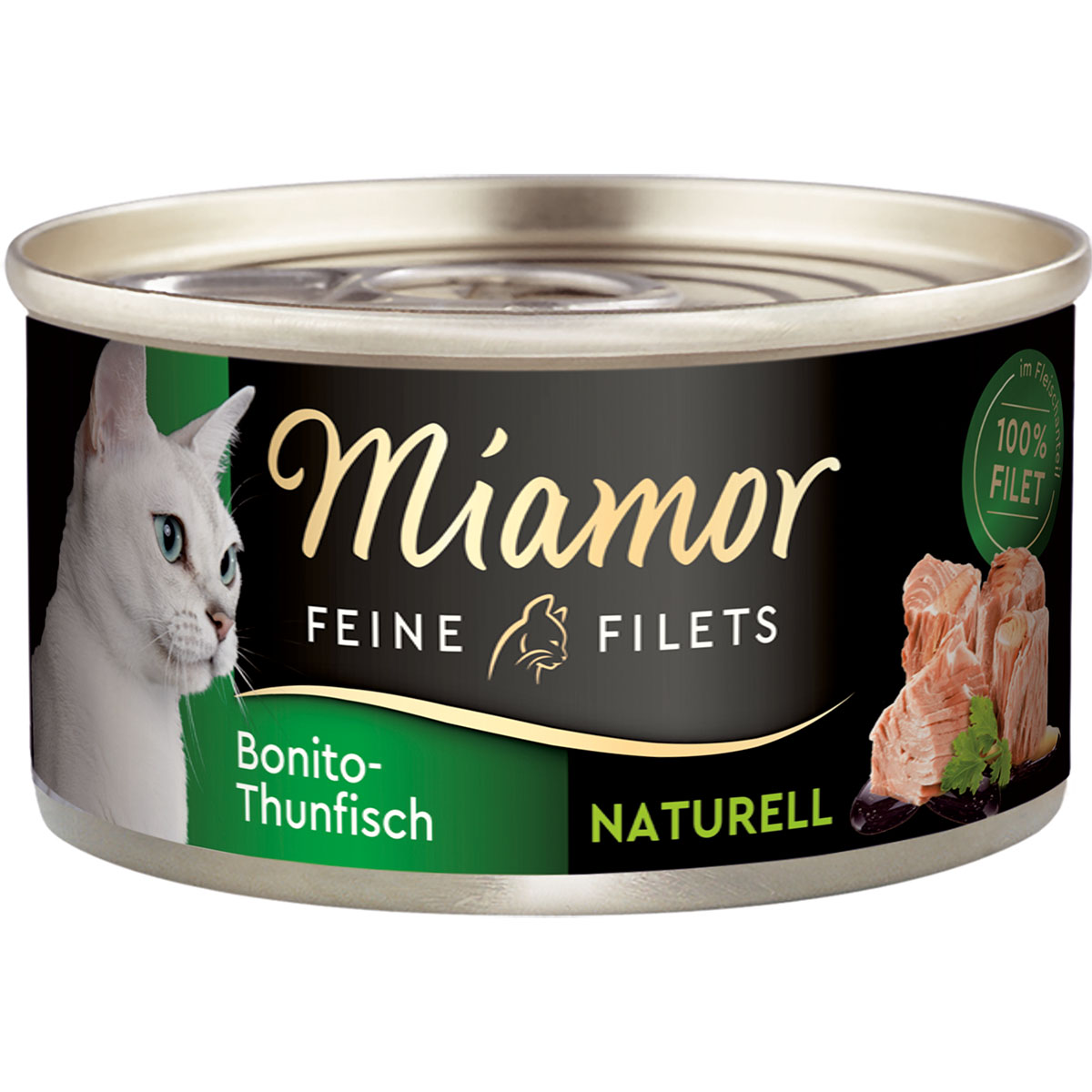 Miamor jemné filety Naturelle Bonito-tuňák 80 g konzerva