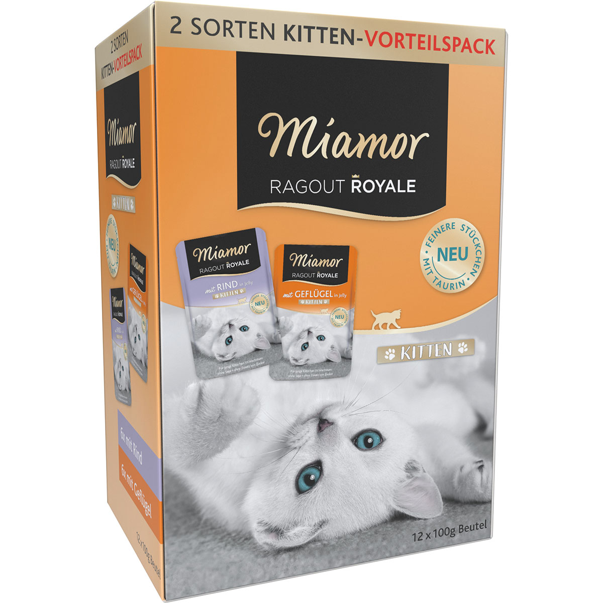 Miamor Ragout Royale v želé, multibox pro koťata, 12 x 100 g