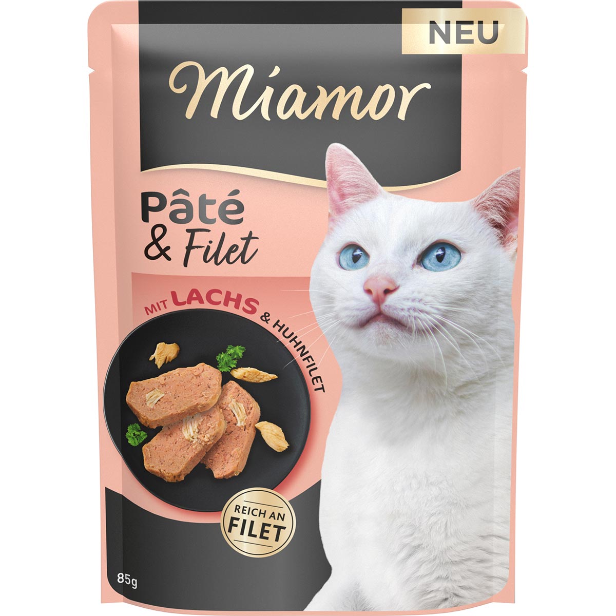 Miamor paštika &amp; filet s lososem