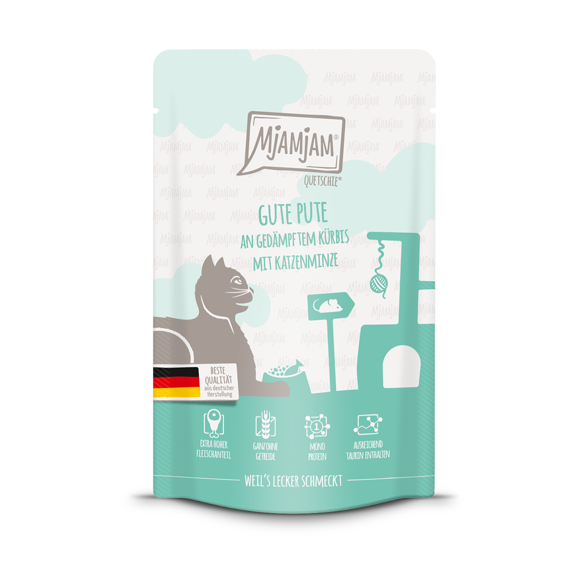 MjAMjAM Quetschie skvělé krůtí maso na pařené dýni