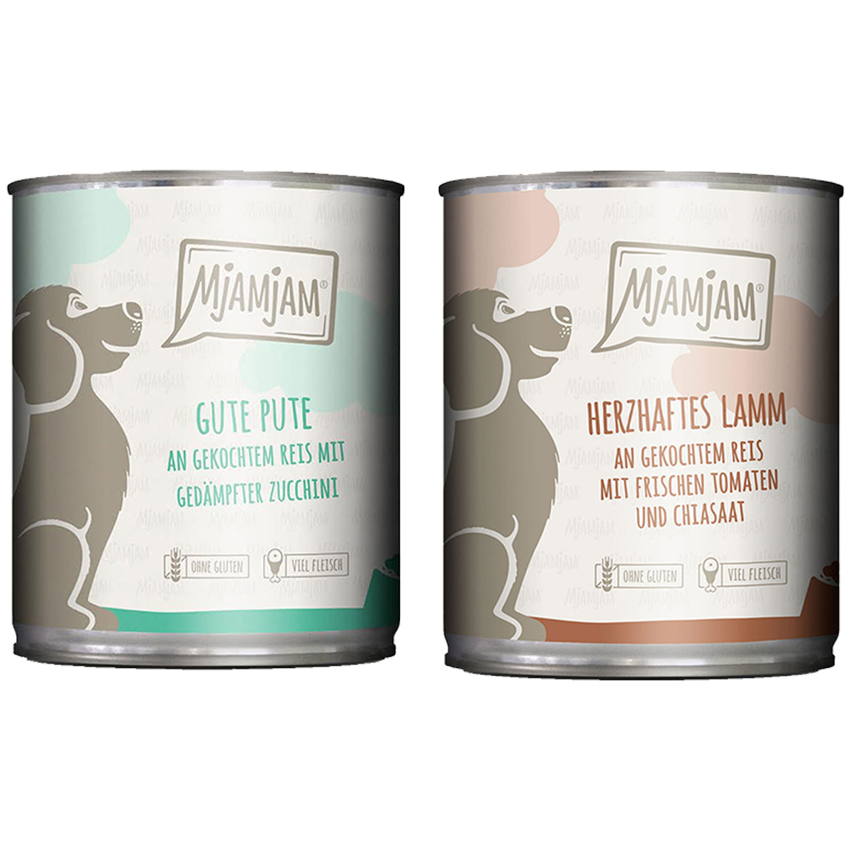 MjAMjAM Monopaket I, jehněčí a krůtí, 6× 800 g