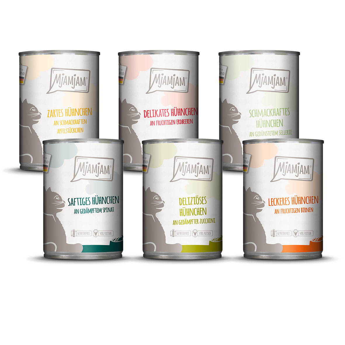 MjAMjAM Chicks &amp; Friends Box 6x400 g