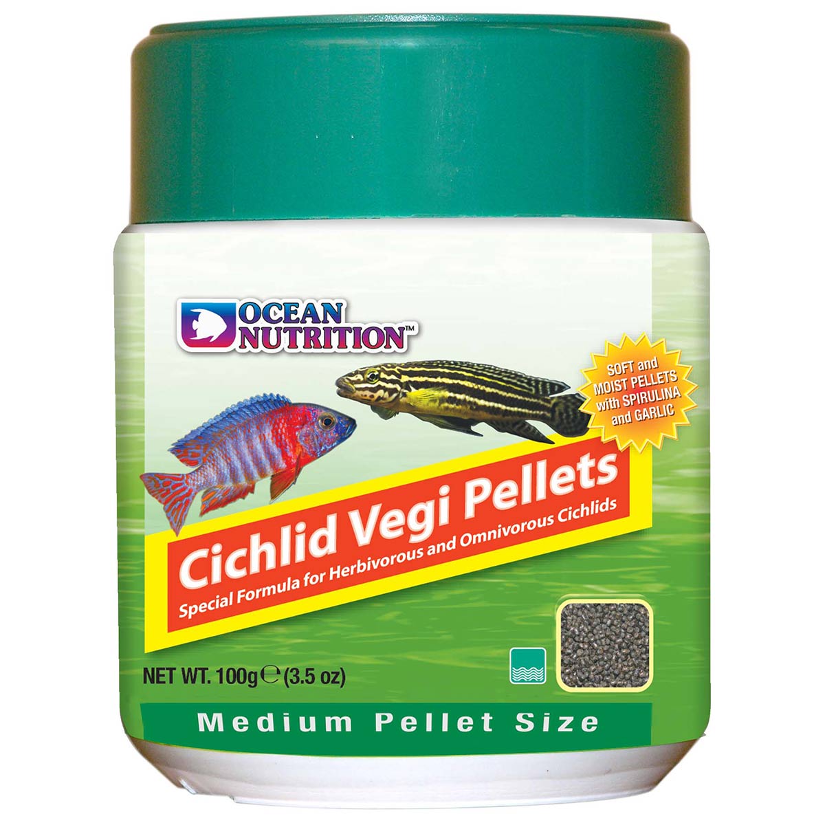 Ocean Nutrition Cichlid Vegi Pellets Medium
