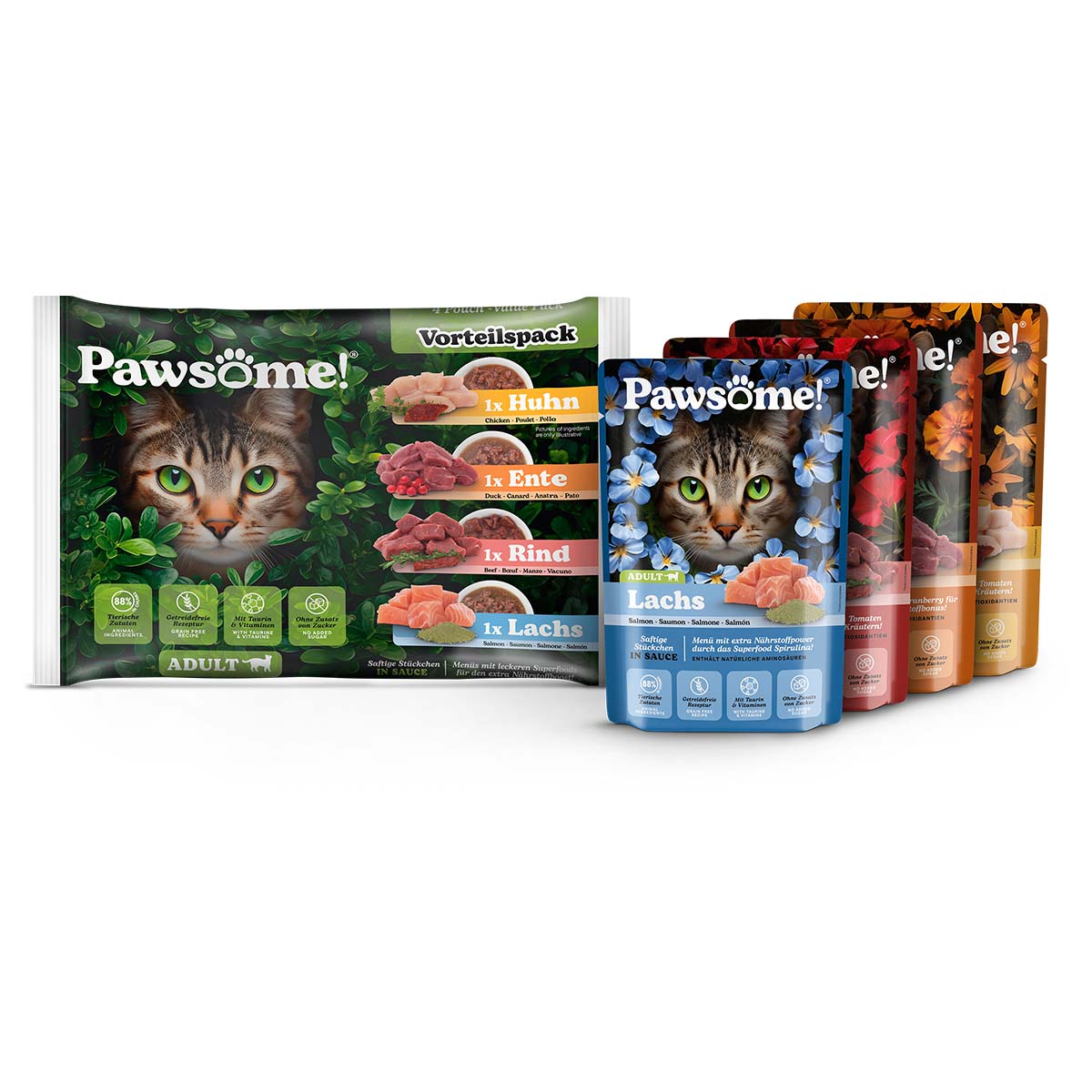 Pawsome Adult Mixpack 4 × 85 g