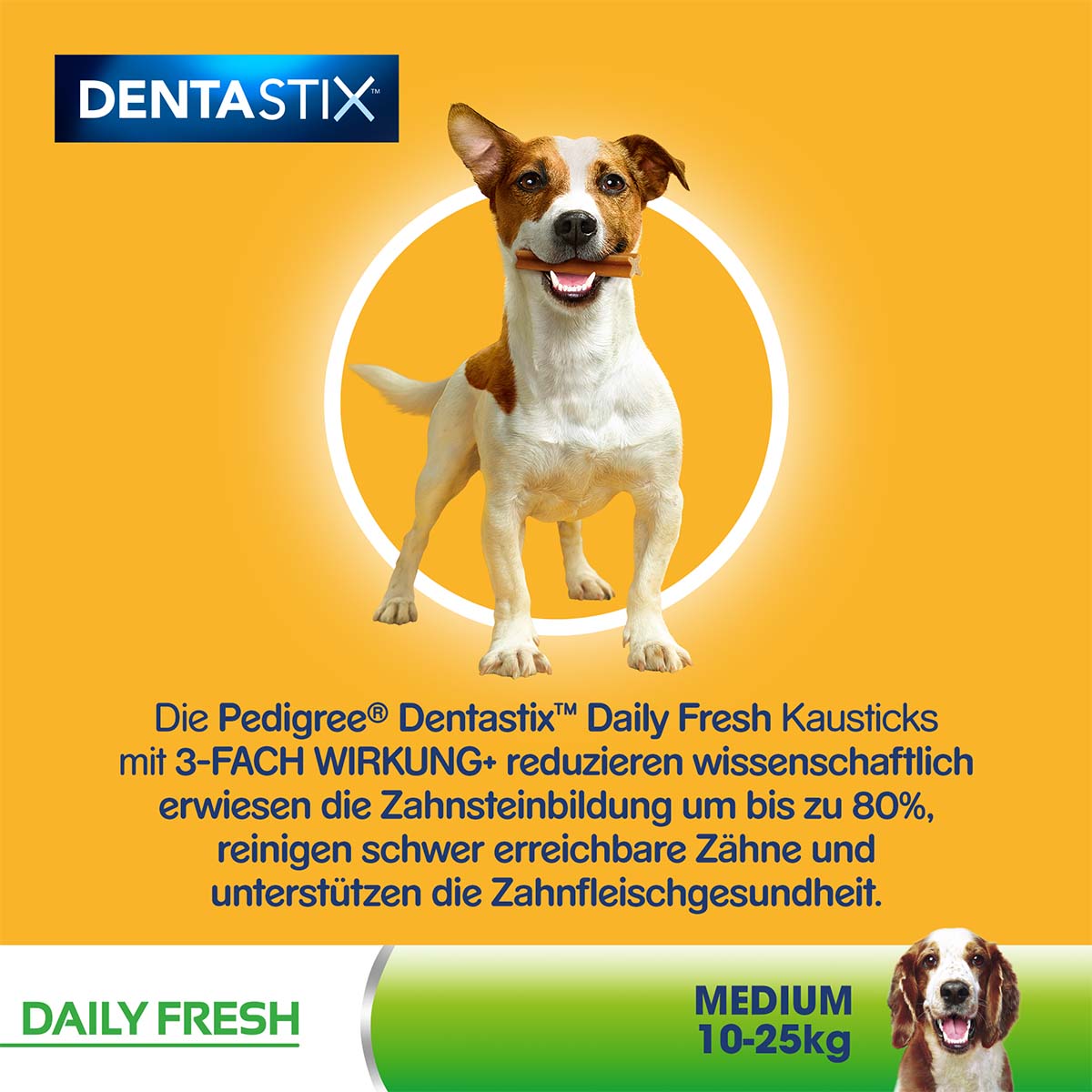 pedigree dentastix fresh 28 stuck fur mittelgrosse hunde 6